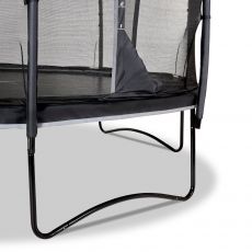 Батут EXIT PeakPro Ø 427 см, black, зі сходами і сіткою